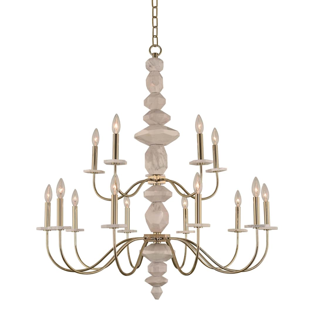Carrara 15 Light 38" Wide Chandelier