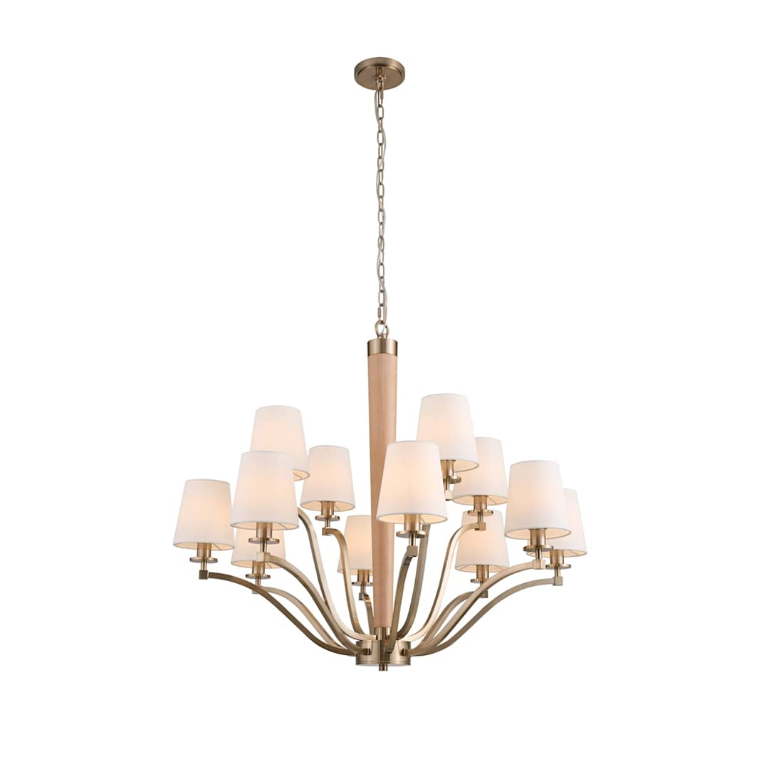 Curva 12 Light 36" Wide Chandelier