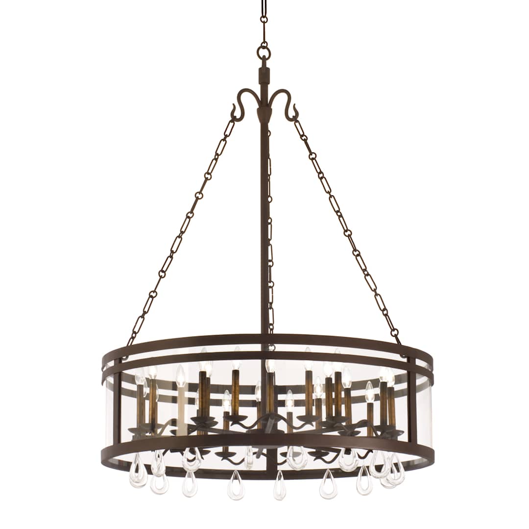 Morris 24 Light 1 Tier Drum Chandelier
