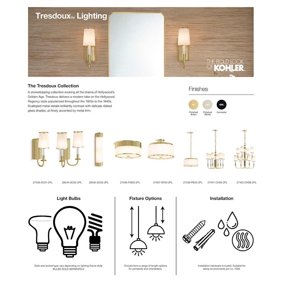 Tresdoux 8 Light 24" Wide Chandelier