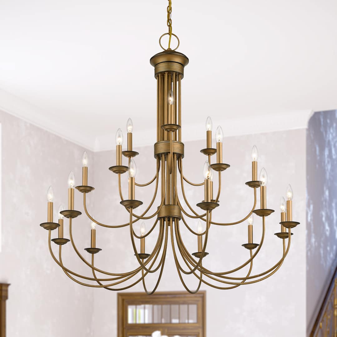 Estate 21 Light 42" Wide Taper Candle Style Chandelier