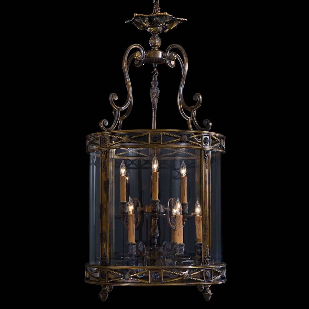 9 Light 45.5" Height Lantern Pendant from the Vintage Collection