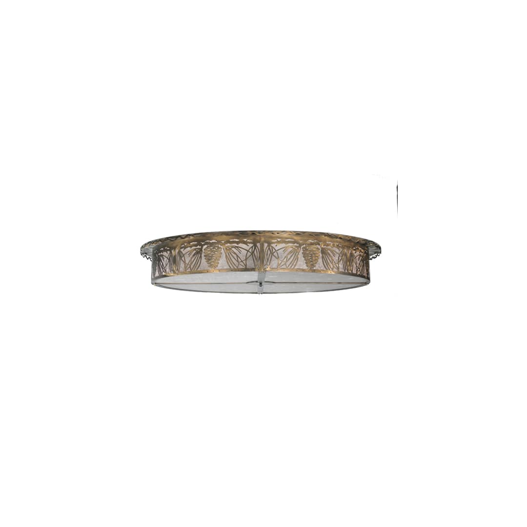 Mountain Pine 12 Light 72" Wide Semi-Flush Drum Ceiling Fixture