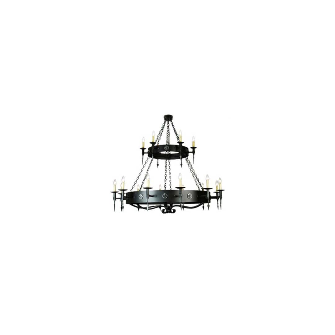 Warwick 18 Light 60" Wide Taper Candle Style Chandelier