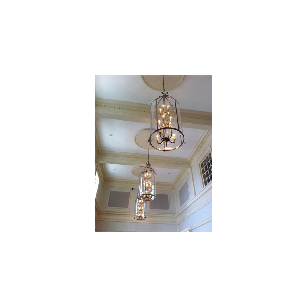 Sanctuary 15 Light 31" Wide Taper Candle Pendant