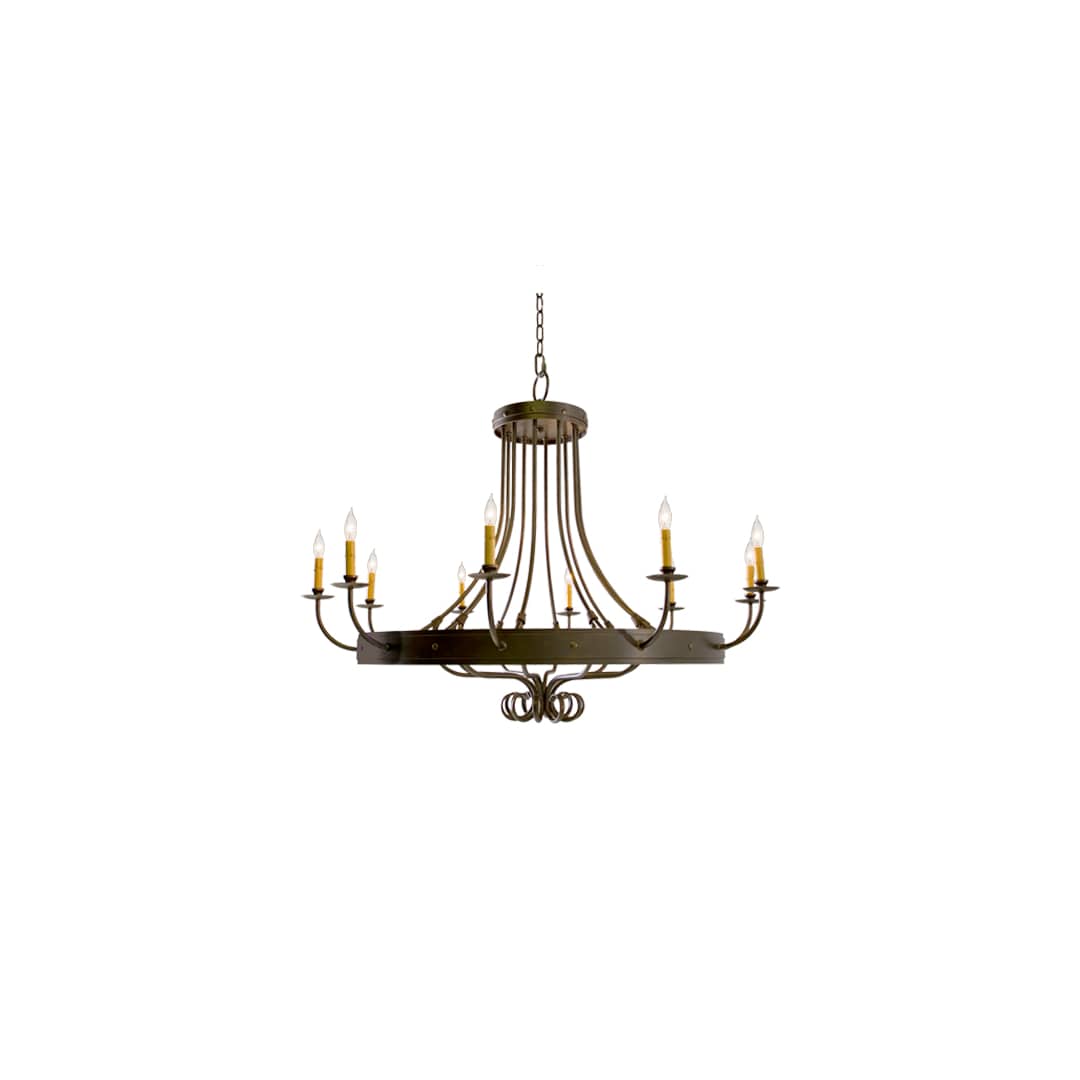 Silvana 10 Light 50" Wide Taper Candle Style Chandelier