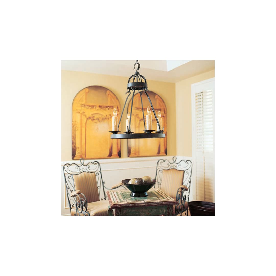 Lakeshore 4 Light 24" Wide Taper Candle Style Chandelier