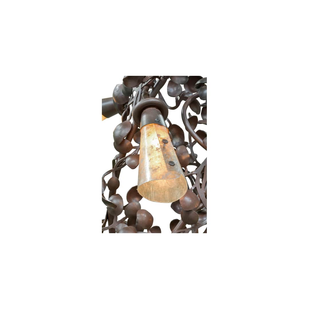 Vinca Vine 30 Light 40" Wide Wrought Iron Waterfall Chandelier