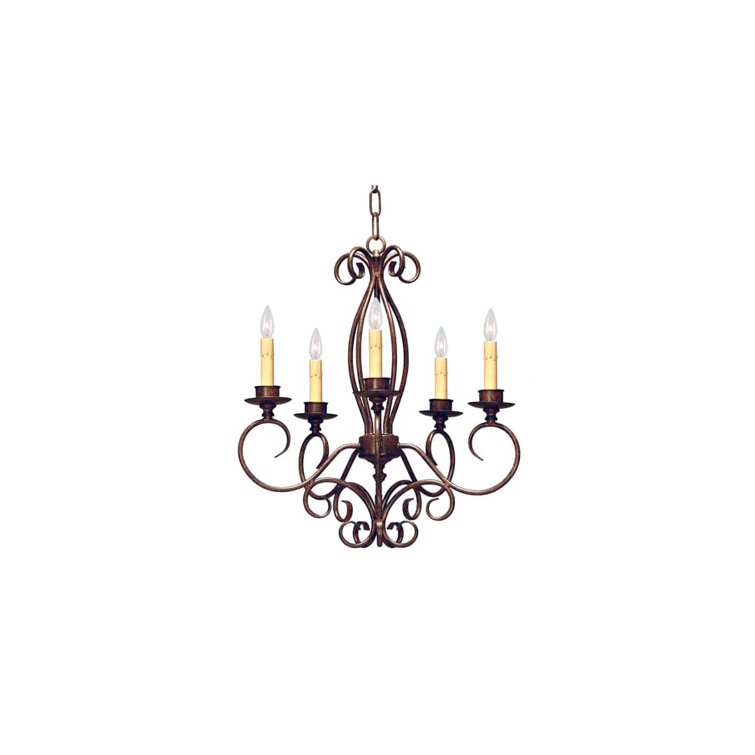 Elisha 22" Wide Taper Candle Style Chandelier