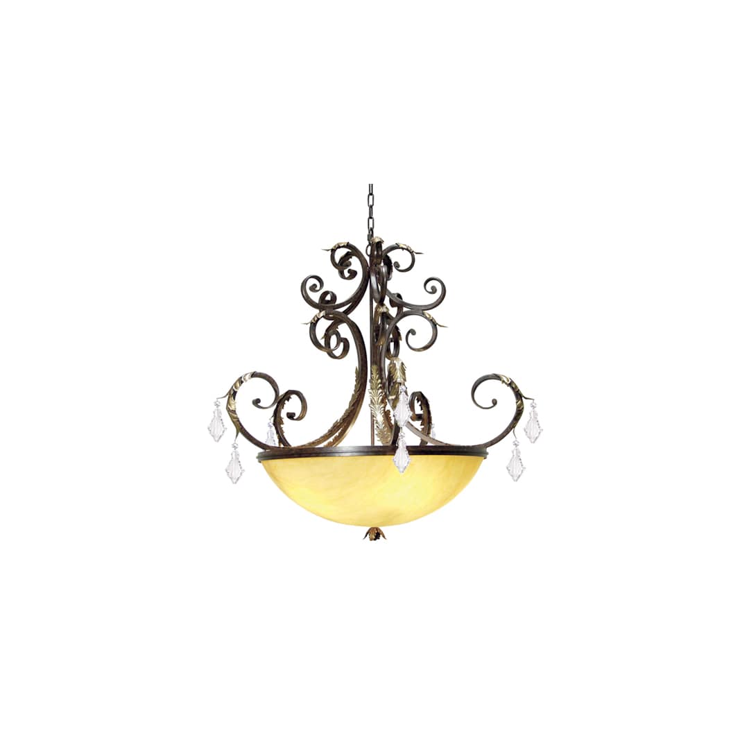 Serratina 5 Light 43" Wide Crystal Pendant Finish