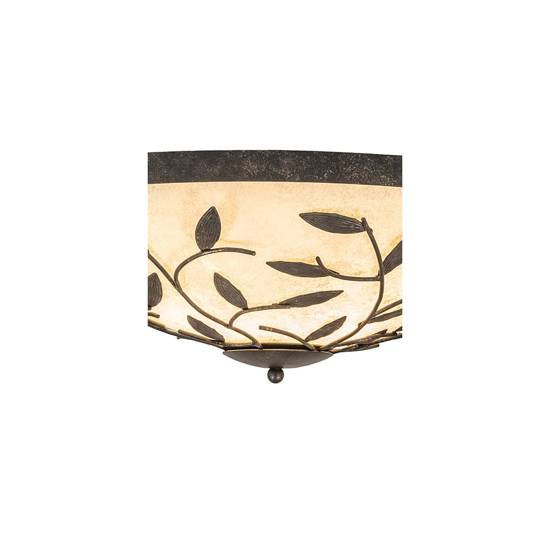 Branches 3 Light 24" Wide Flush Mount Bowl Ceiling Fixture