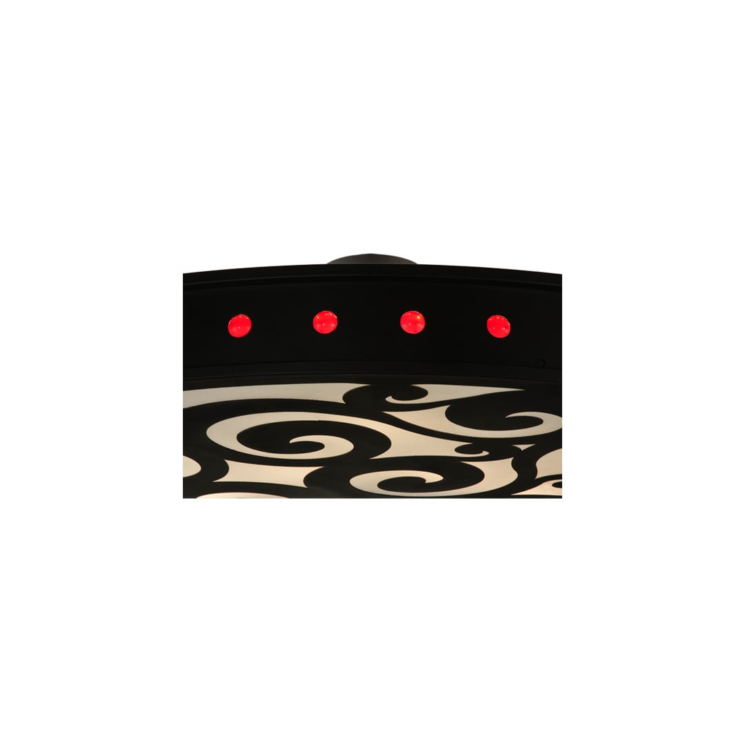 Jules 16 Light 72" Wide Semi-Flush Drum Ceiling Fixture