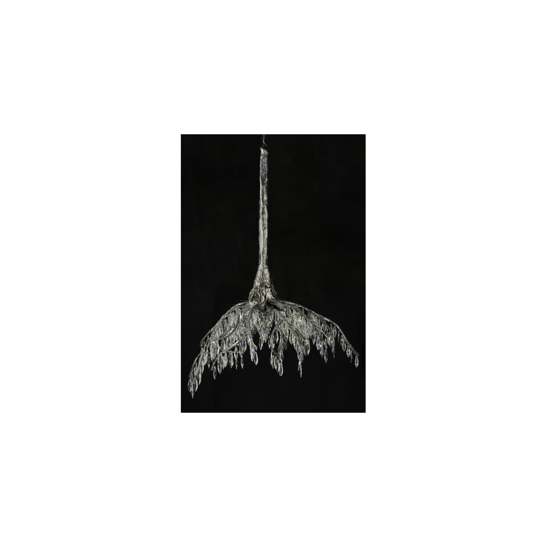 Winter at Stillwater 28" Wide LED Crystal Waterfall Chandelier