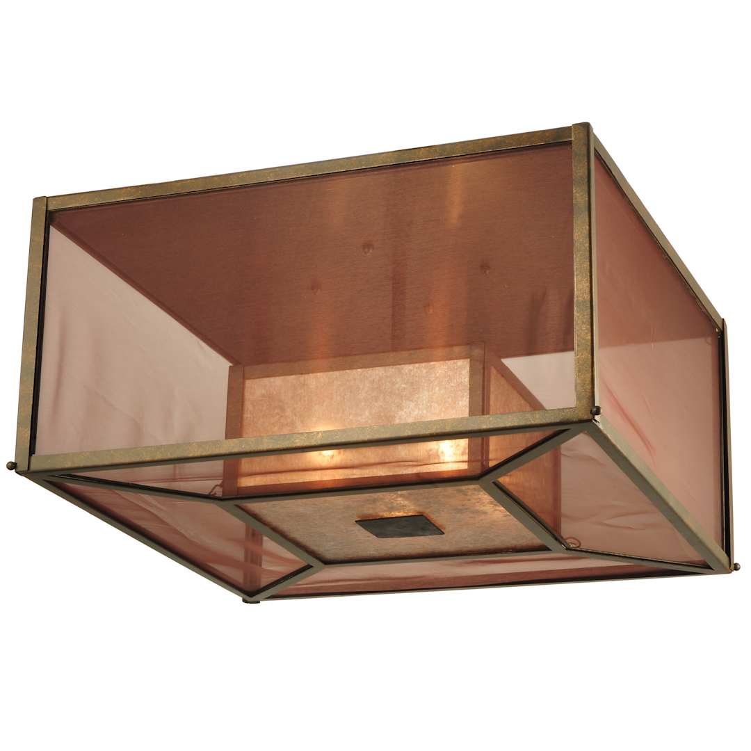 24.5" Square Quadrato Umador Flush Mount Ceiling Fixture