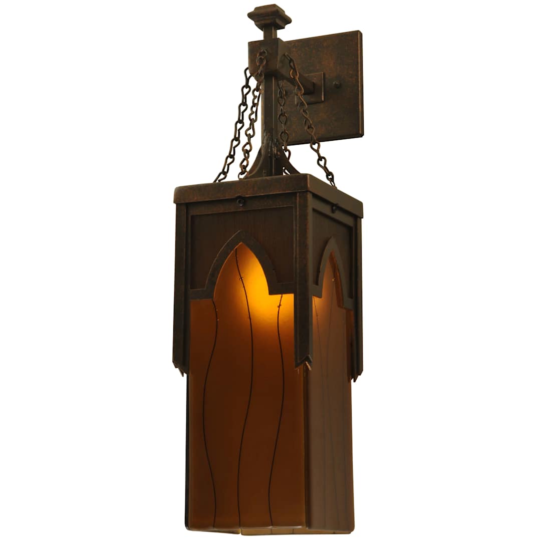 6.25" W Cordoba Fused Glass Wall Sconce