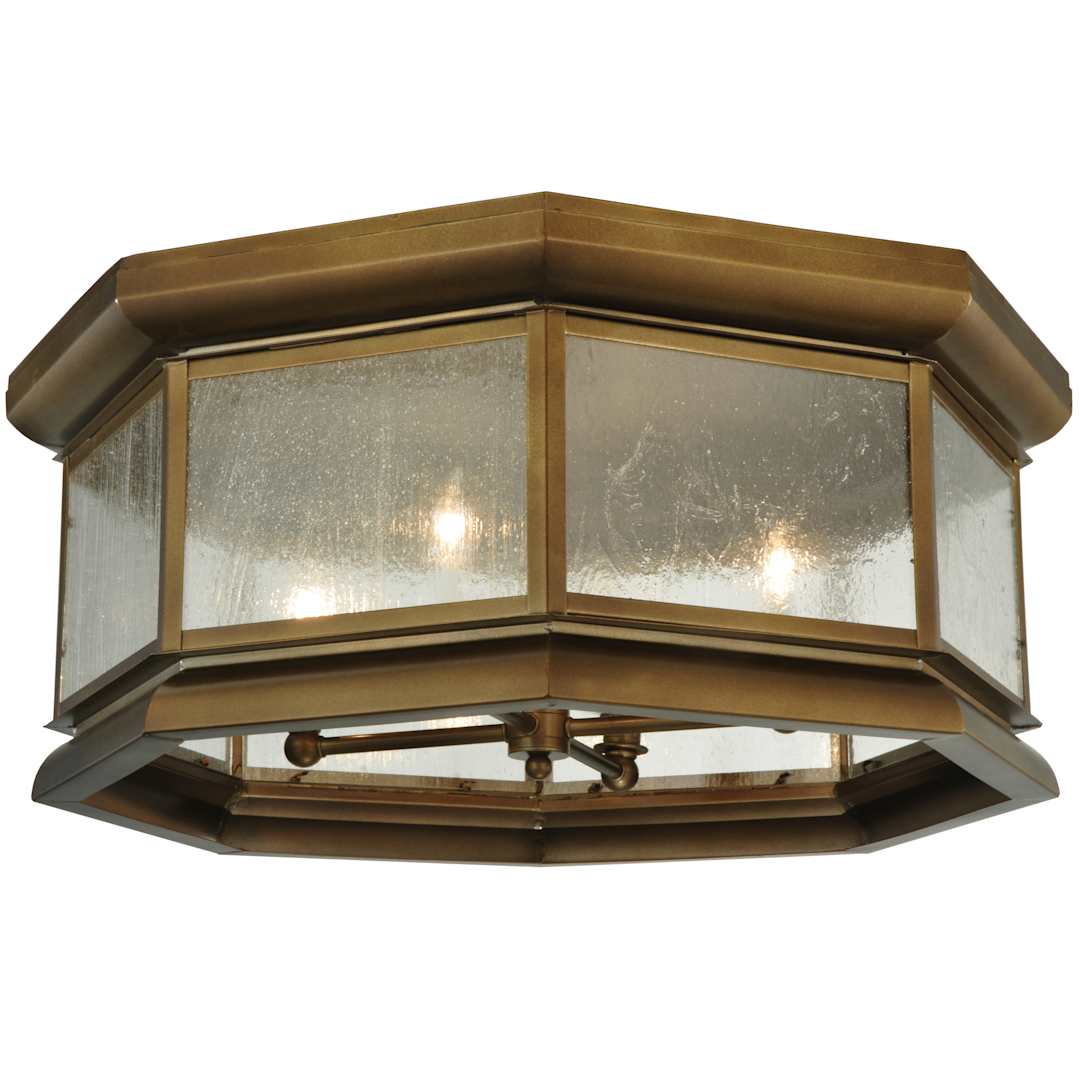 30" W Manchester Octagon Flush Mount Ceiling Fixture