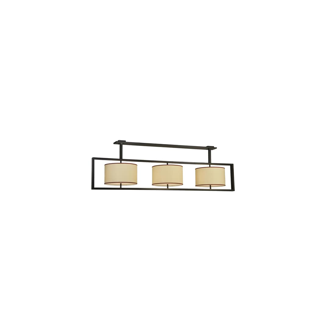 Farm Table 6 Light 20" Wide Linear Pendant
