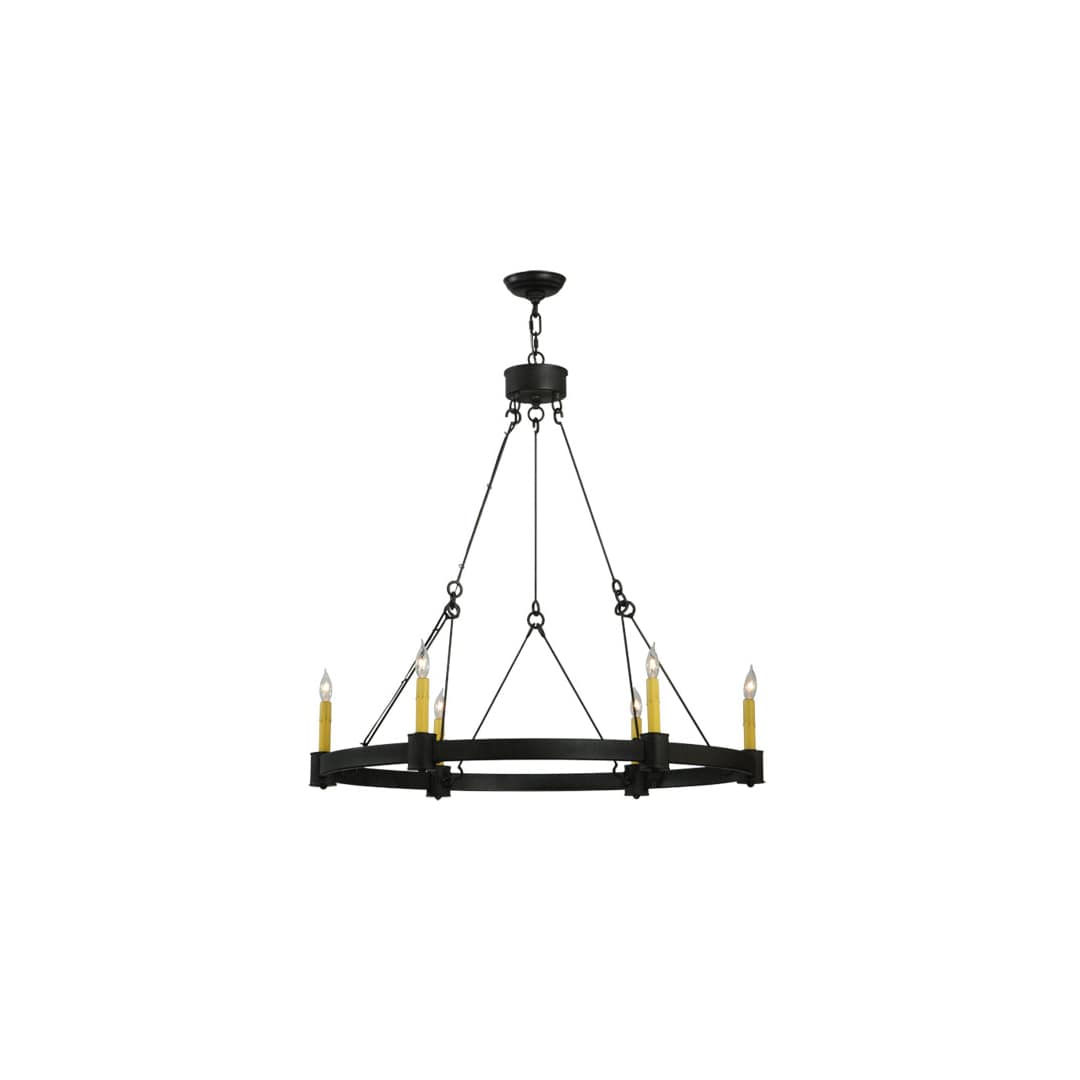 Kenosha 6 Light 36" Wide Taper Candle Style Chandelier