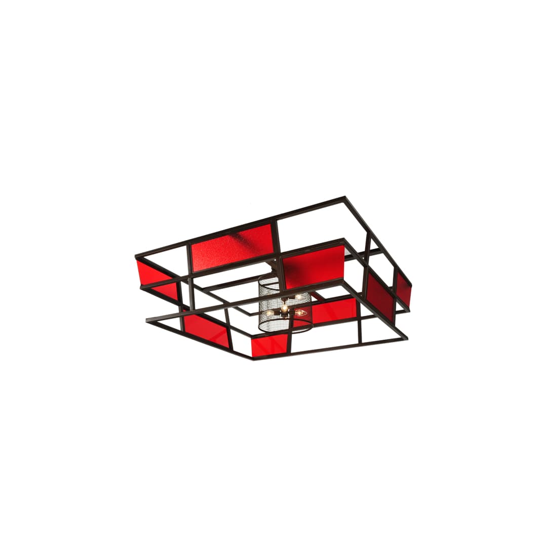 Tavern 8 Light 85" Wide Semi-Flush Ceiling Fixture