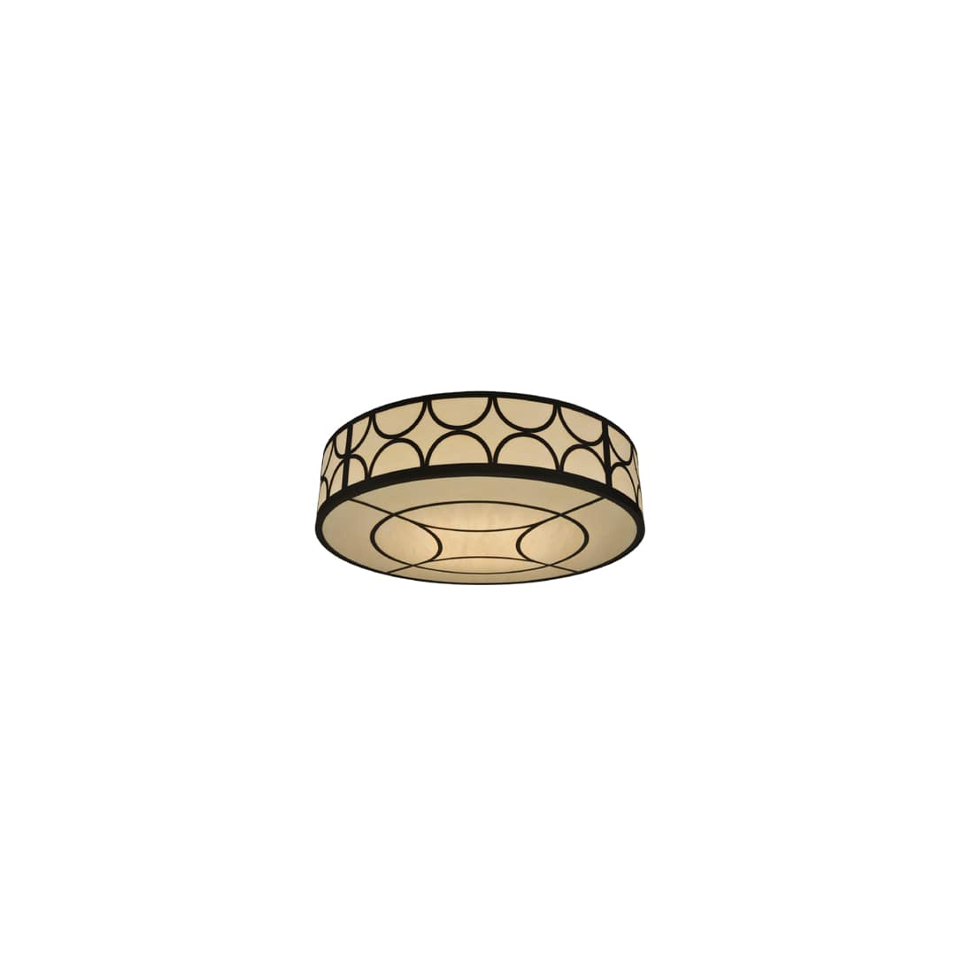 Revival Deco Cilindro 8 Light 48" Wide Flush Mount Drum Ceiling Fixture