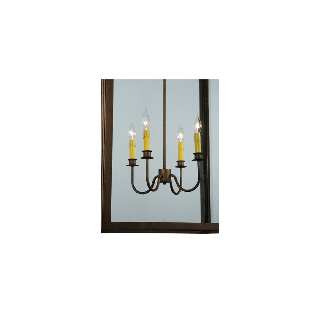 Perin 4 Light 35" Wide Taper Candle Pendant