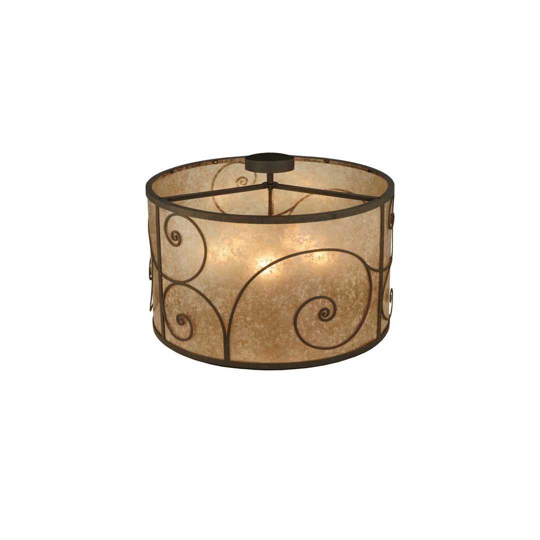 Granada 5 Light 30" Wide Flush Mount Drum Ceiling Fixture