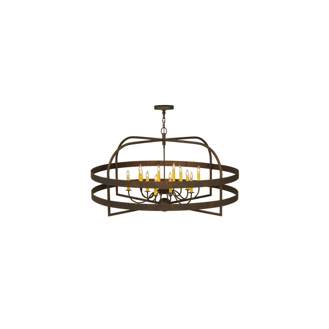 Aldari 12 Light 48" Wide Taper Candle Style Chandelier