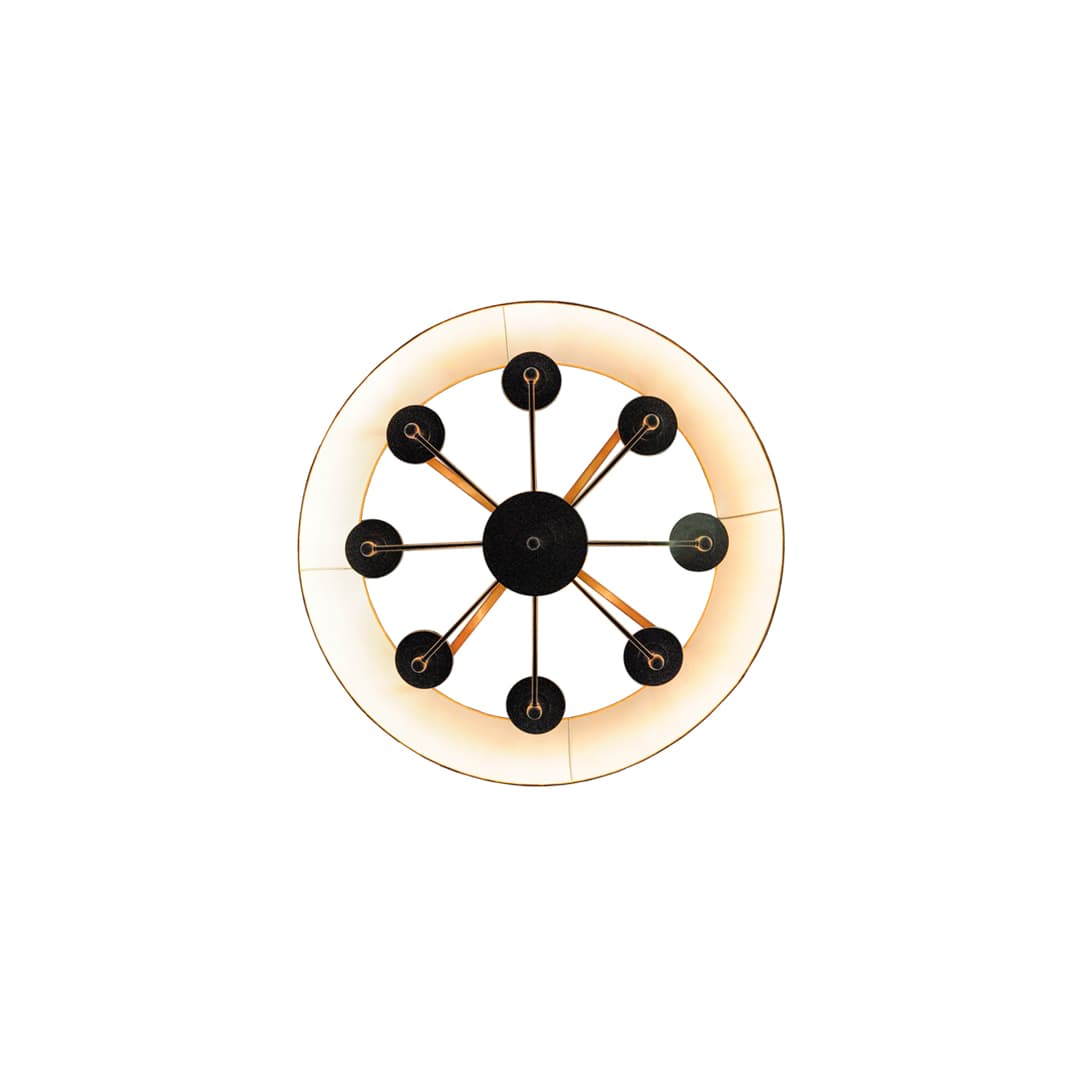 Muirfield 8 Light 42" Wide Taper Candle Pendant