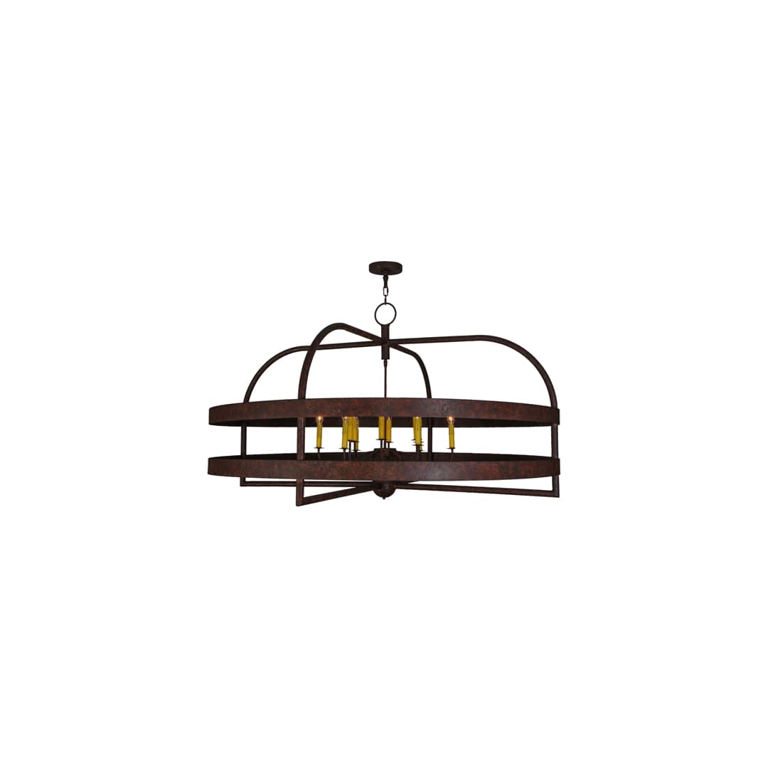 Aldari 12 Light 61" Wide Taper Candle Ring Chandelier