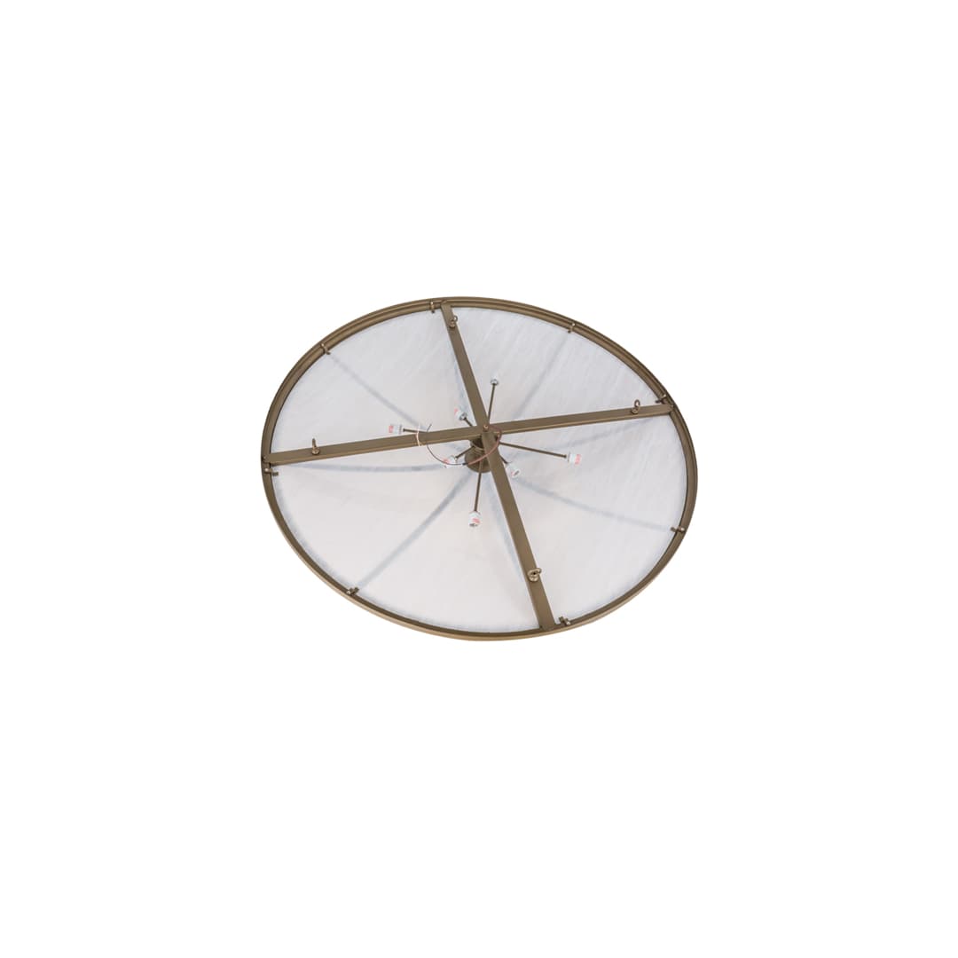 Commerce 8 Light 60" Wide Semi-Flush Bowl Ceiling Fixture