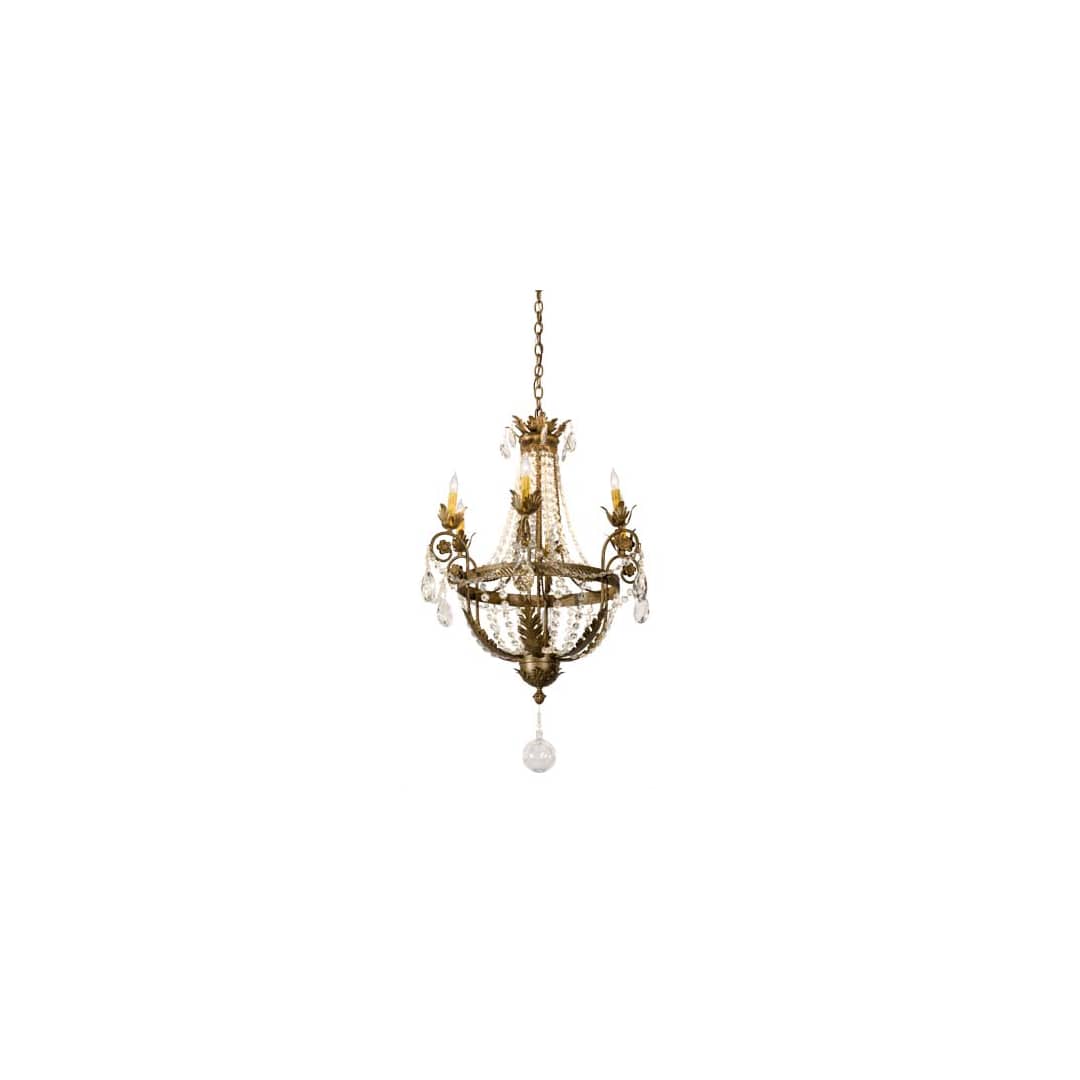 Antonia 6 Light 26" Wide Crystal Candle Style Chandelier