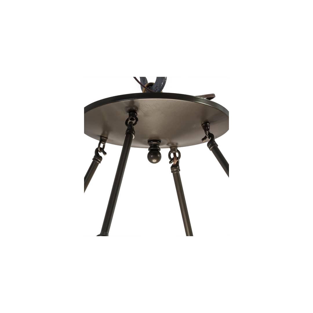 Commerce 6 Light 36" Wide Semi-Flush Bowl Ceiling Fixture - Timeless Bronze Finish