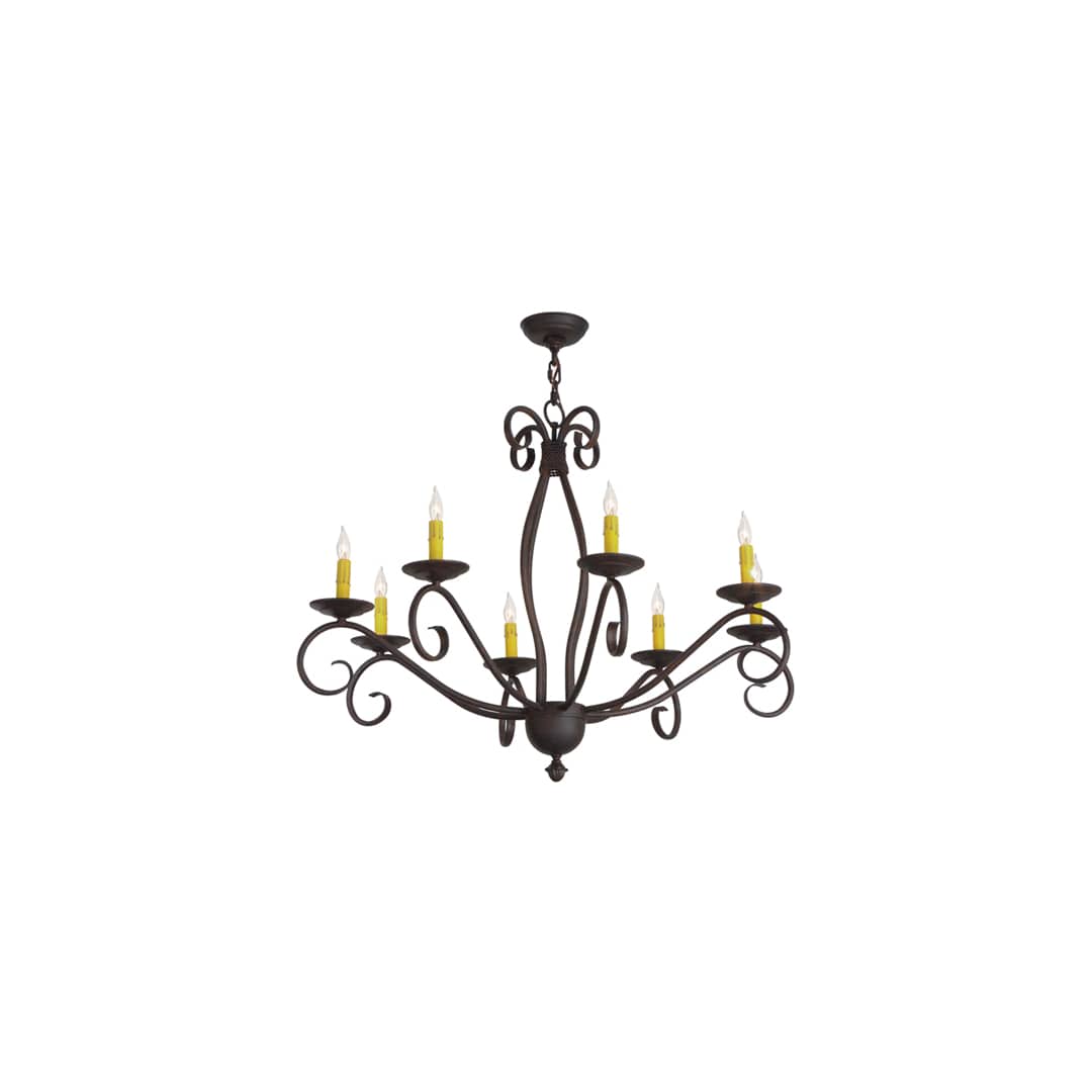 Sienna 8 Light 36" Wide Taper Candle Style Chandelier