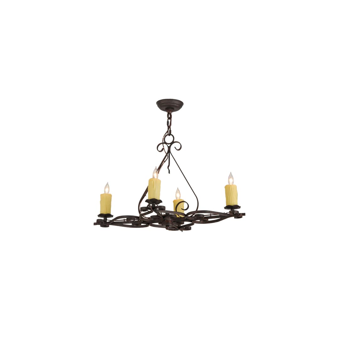 Elianna 4 Light 22" Wide Taper Candle Style Chandelier
