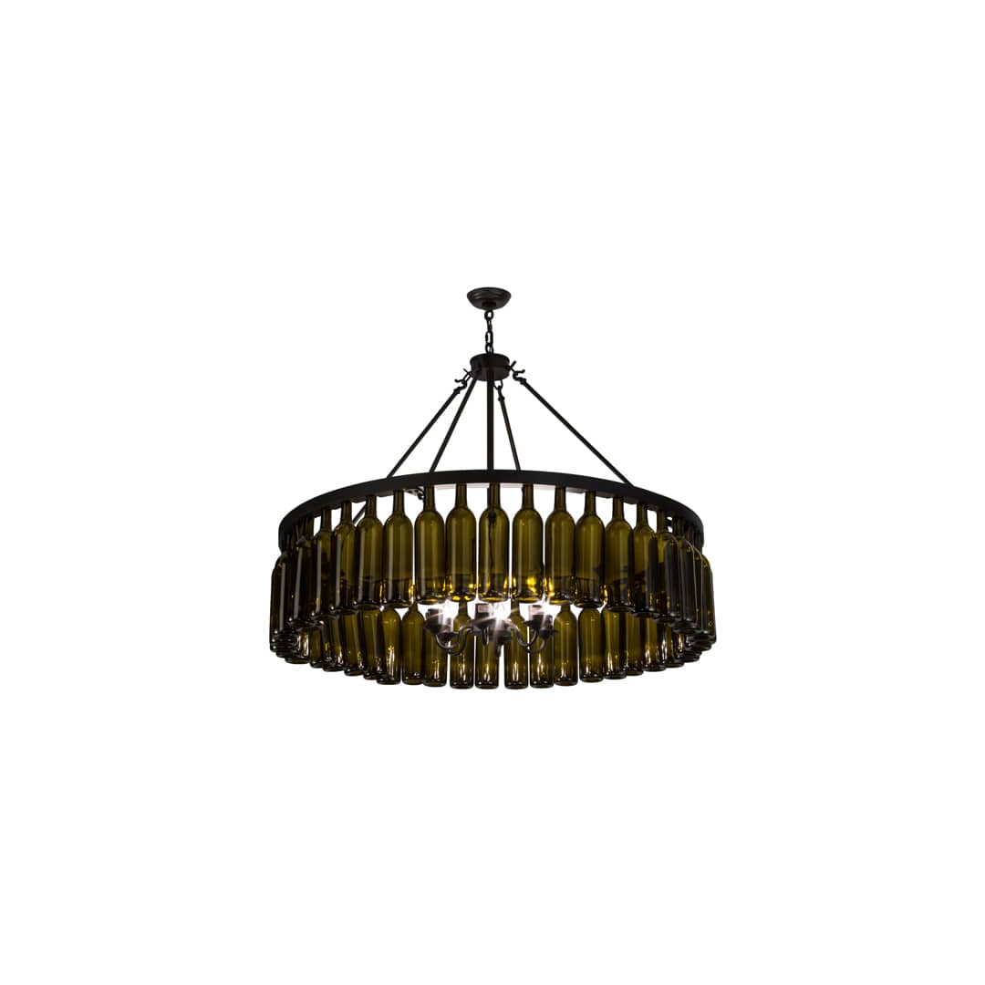 Tuscan Vineyard 6 Light 48" Wide Ring Chandelier