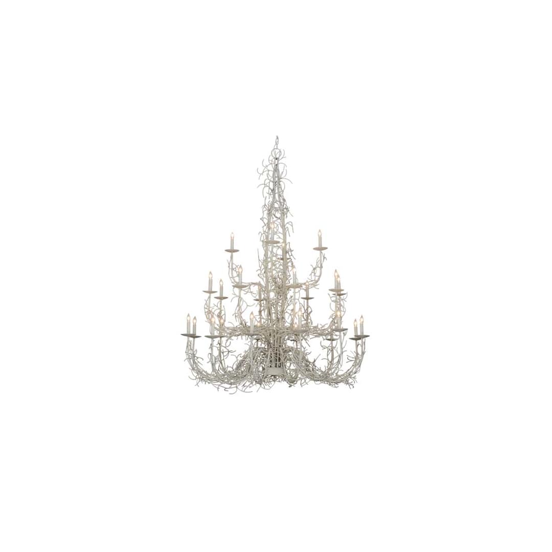 Twigs 24 Light 54" Wide Candle Style Chandelier