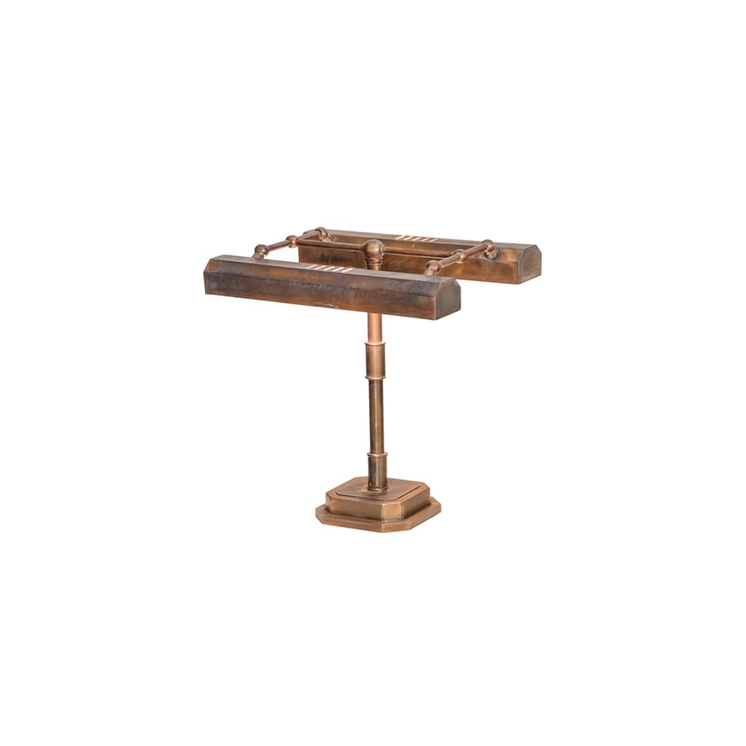 Fargo Bankers Lamp 2 Light 16" Tall Buffet Table Lamp