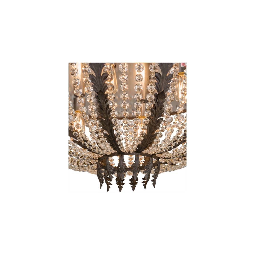 Chrisanne 6 Light 32" Wide Flush Mount Bowl Ceiling Fixture