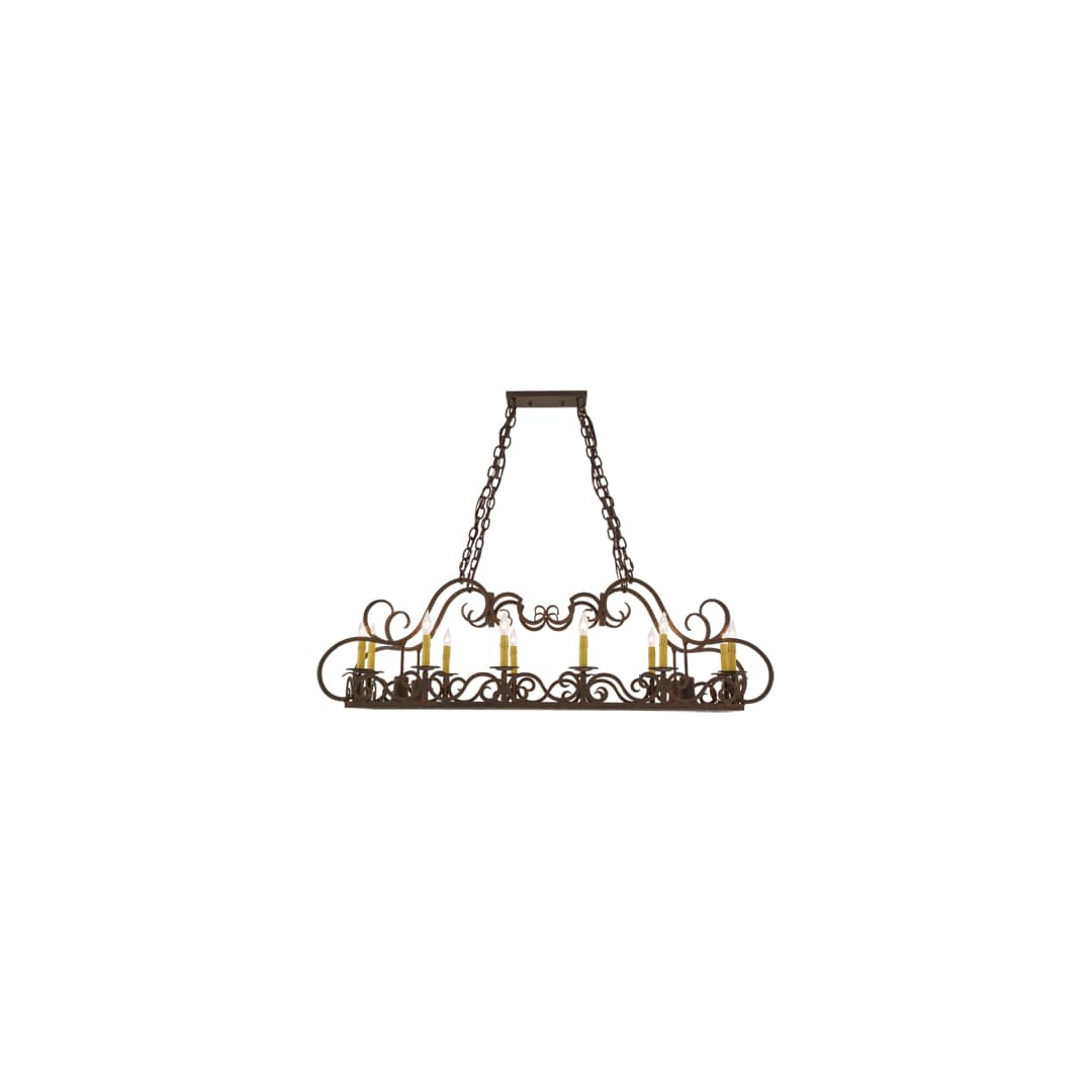 Carlotta 12 Light 25" Wide Taper Candle Pendant