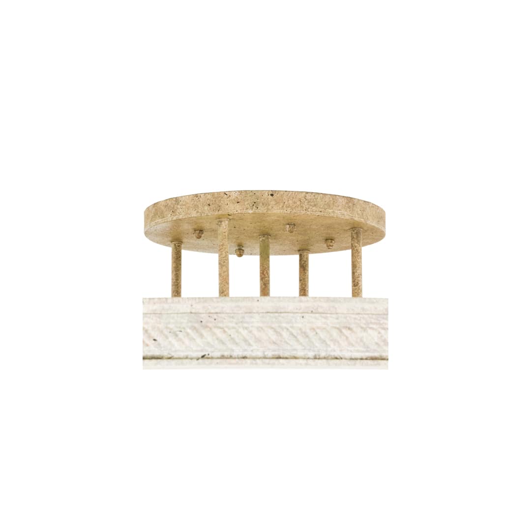 Hoja 8 Light 60" Wide Semi-Flush Bowl Ceiling Fixture