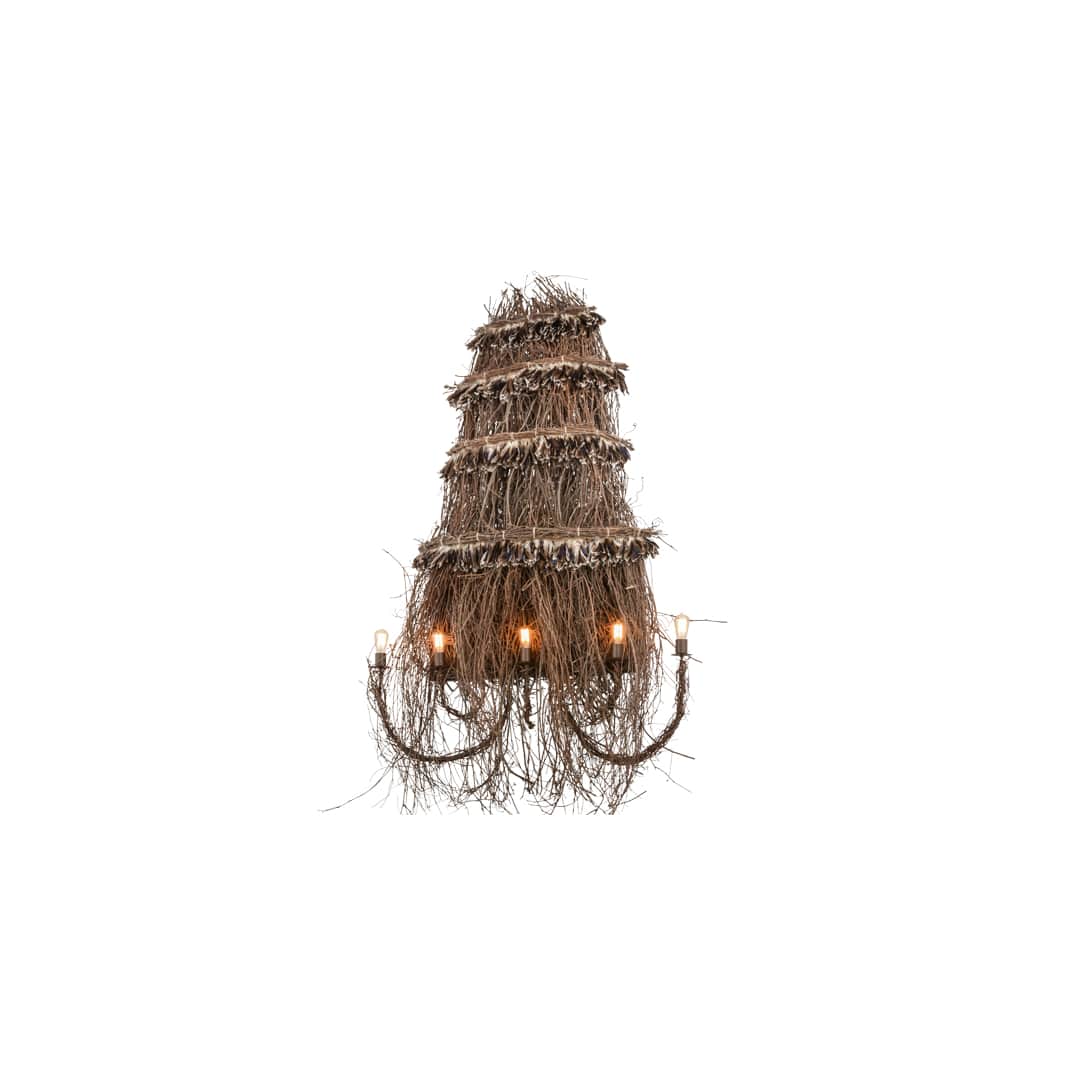 Terres Canard 5 Light 84" Tall Wall Sconce