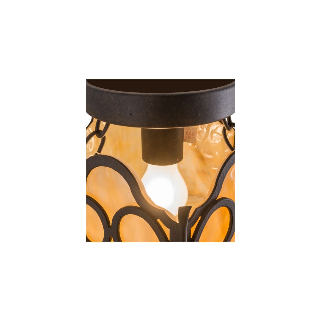 Radha 11" Wide Semi-Flush Drum Ceiling Fixture