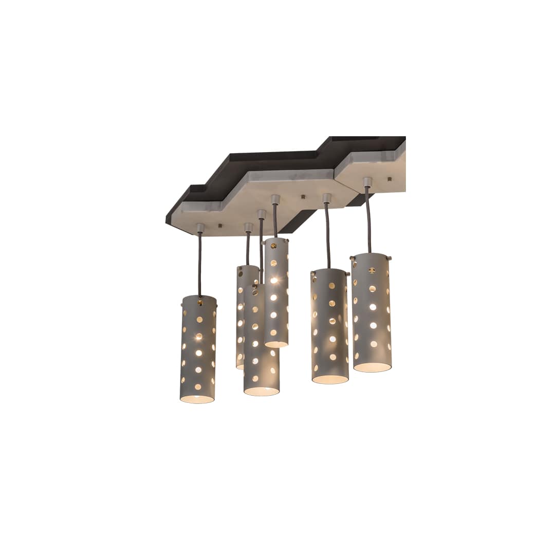 Emmentaler 25 Light 39" Wide Abstract Multi Light Pendant