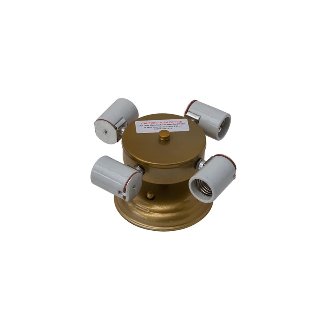 Commerce 4 Light 25" Wide Flush Mount Bowl Ceiling Fixture