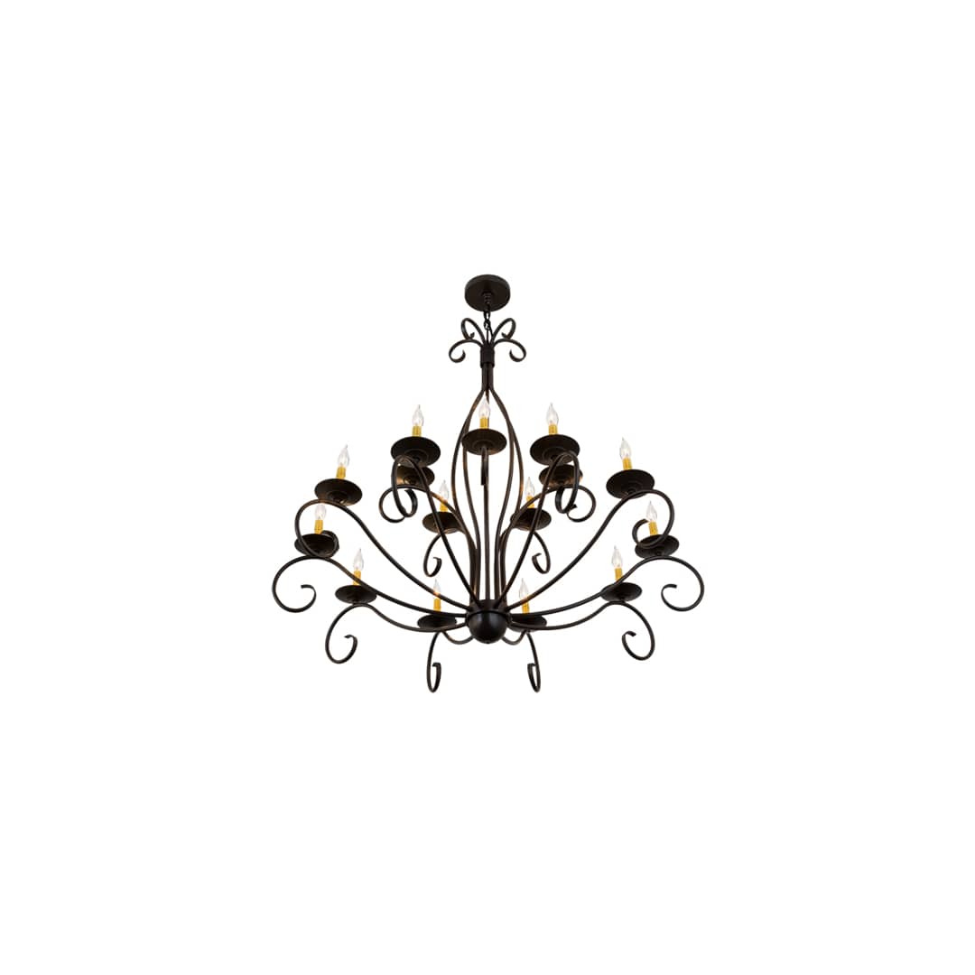 Sienna 15 Light 48" Wide Taper Candle Style Chandelier