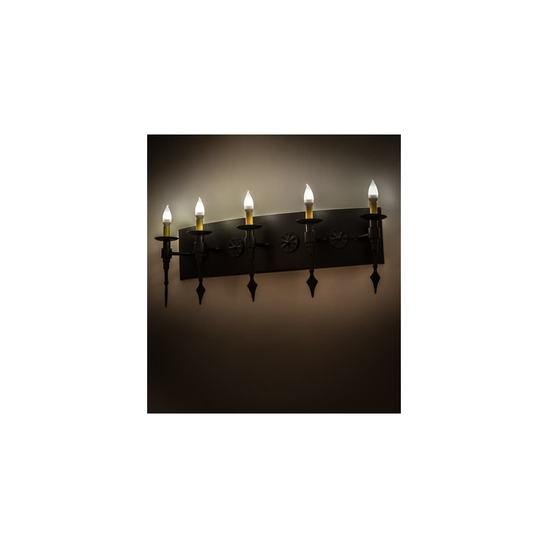 Warwick 5 Light 12" Tall Wall Sconce