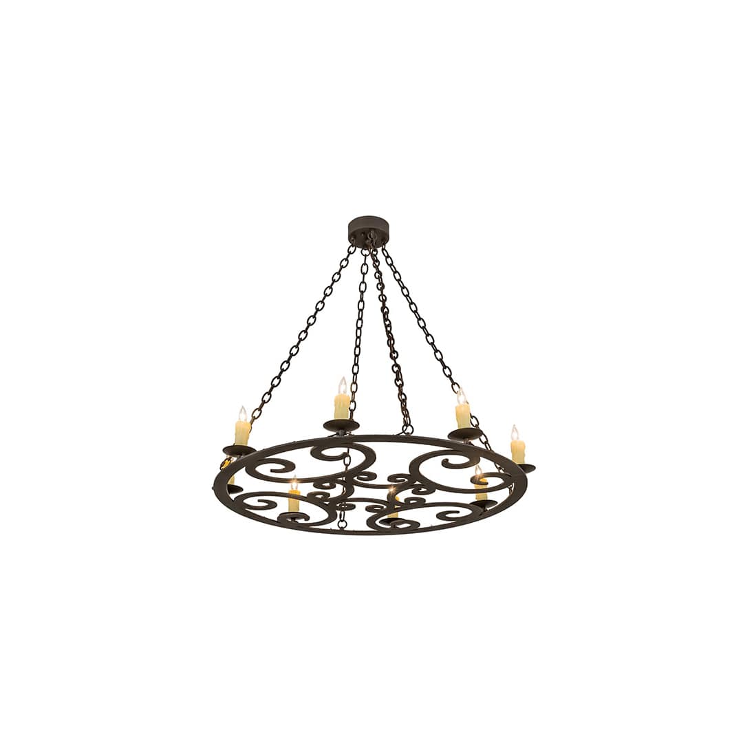 Ashley 8 Light 42" Wide Taper Candle Style Chandelier