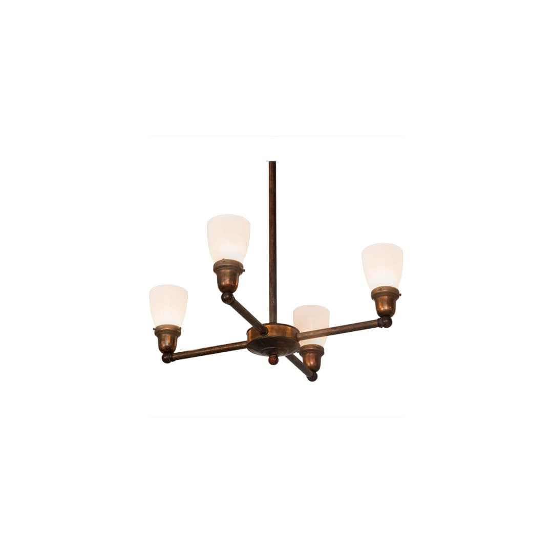Revival Goblet 4 Light 26" Wide Chandelier
