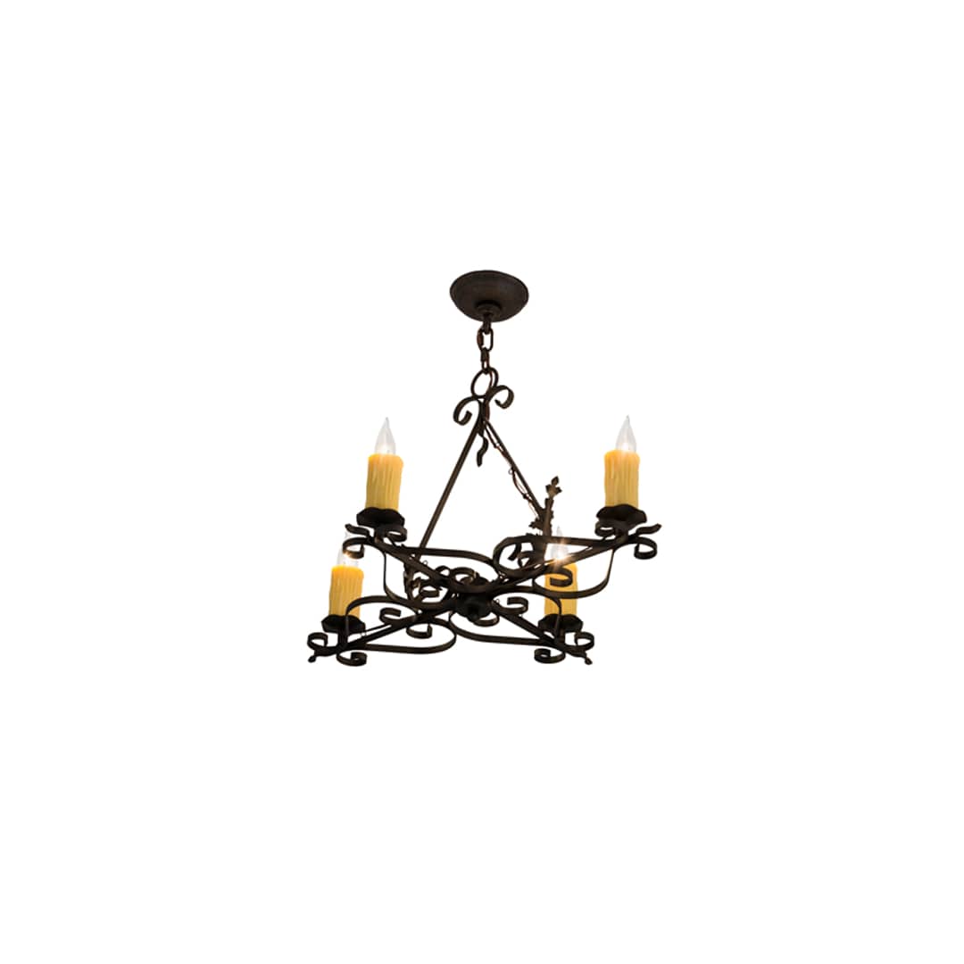 Elianna 4 Light 22" Wide Taper Candle Style Chandelier