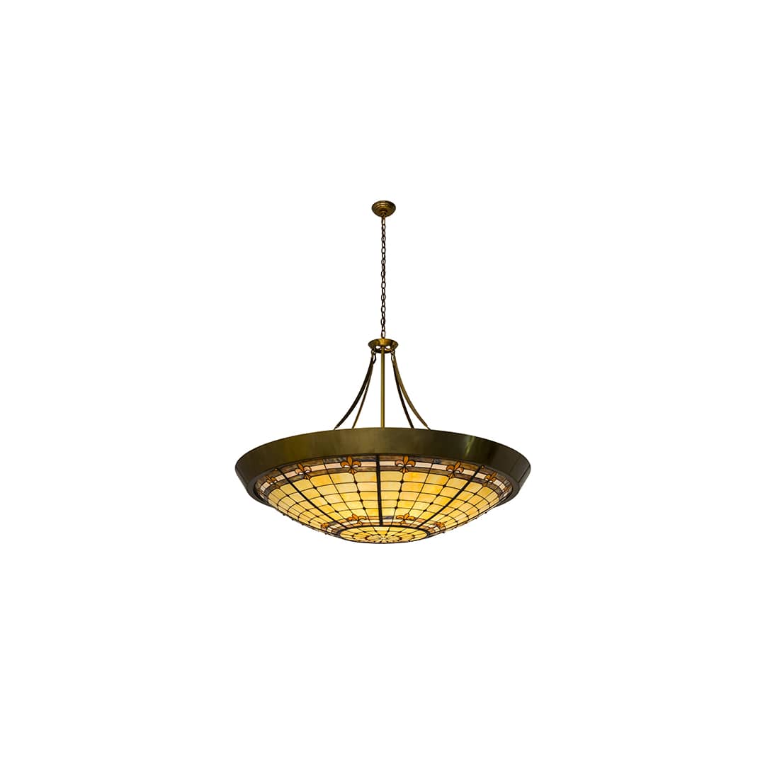 Fleur-de-Lite 10 Light 54" Wide Pendant